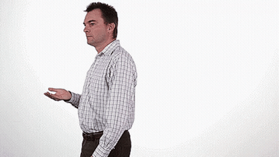 Man In Plaid Shirt Standing GIF