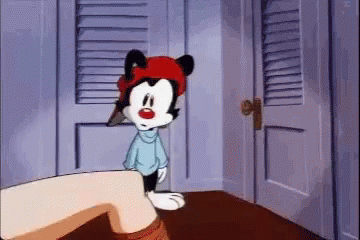 Man In Plaid Shirt Waving GIF