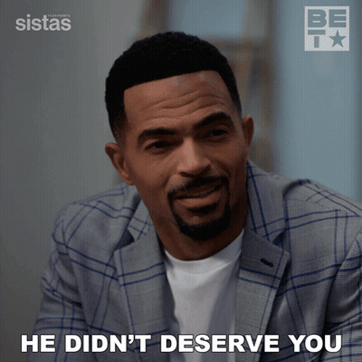 Man In Plaid Suit Saying He Didnt Deserve You GIF