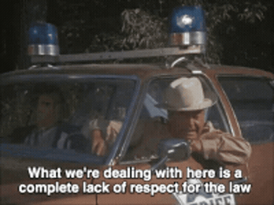 Man In Police Car What We're Dealing With GIF