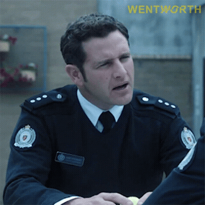 Man In Police Uniform Wentworth GIF