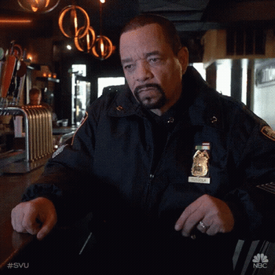 Man In Police Uniform With New York Badge GIF