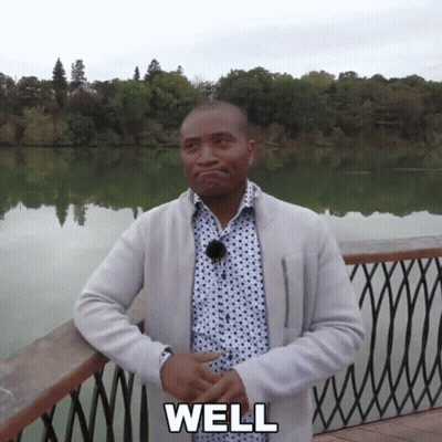 Man In Polka Dot Shirt Saying Well GIF