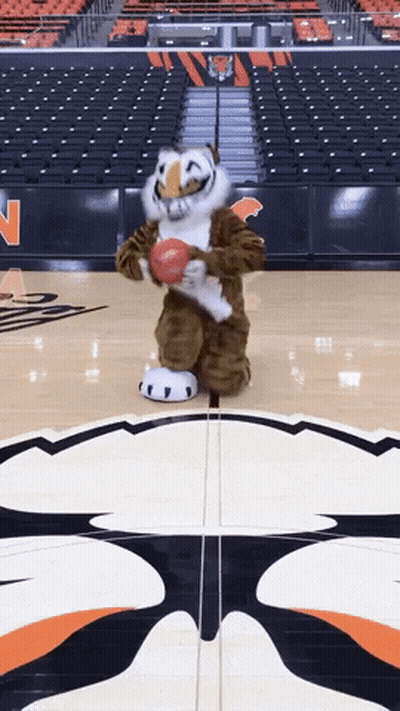 Man In Princeton University T-Shirt Looking At Camera GIF