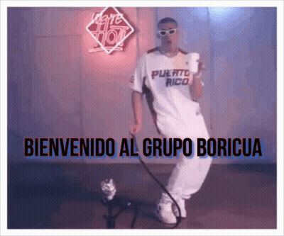 Man In Puerto Rico Shirt GIF