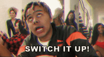 Man In Puma Jacket Says Switch It Up GIF