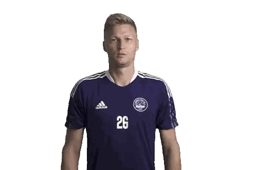 Man In Purple Adidas Shirt Clapping Sticker