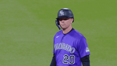 Man In Purple Colorado Jersey Number 20 GIF
