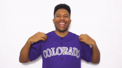 Man In Purple Colorado Jersey Smiling GIF