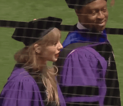 Man In Purple Hat Saying Boston College GIF