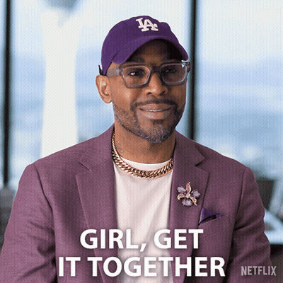 Man in Purple Jacket Saying Girl Get It Together