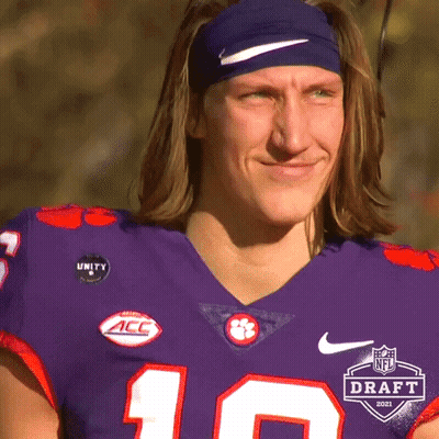 Man In Purple Jersey Saying Draft GIF