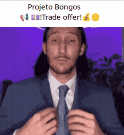 Man In Purple Shirt And White Pants Dancing With Merge Sort GIF