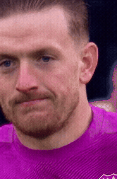 Man In Purple Shirt Close Up GIF