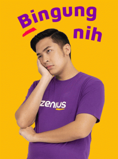 Man In Purple Shirt Saying Enius GIF