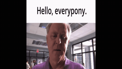 Man In Purple Shirt Saying Hello Everyone GIF
