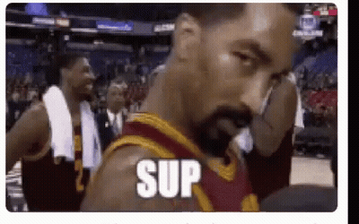 Man In Purple Shirt Saying NBA GIF