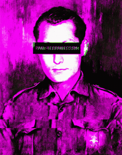 Man In Purple Shirt Saying Pan Hispanicism GIF