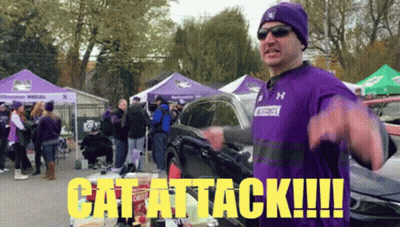 Man In Purple Shirt Saying Washington GIF