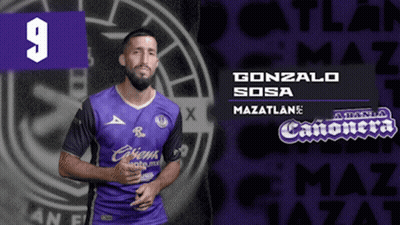 Man In Purple Shirt With Number 9 GIF