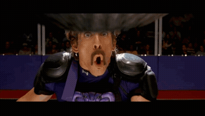 Man In Purple Skull Headband GIF