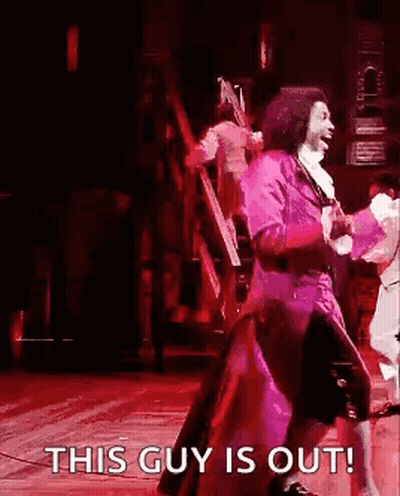 Man In Purple Suit Dancing On Stage GIF