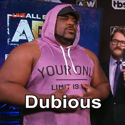 Man In Purple Tank Top Saying Your Only Limit Is GIF