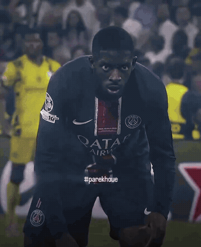 Man In Qatar Air Jersey GIF