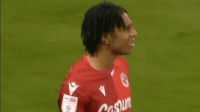 Man In Qatar Air Jersey On Field GIF