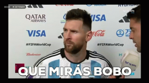 Man In Qatar Airways Shirt Talking To Reporter GIF