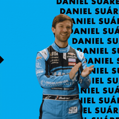 Man In Racing Suit Number 59 GIF
