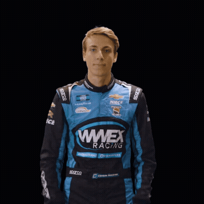 Man In Racing Suit WMAX GIF