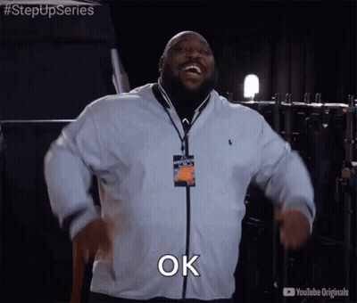 Man In Ralph Lauren Lanyard Saying OK GIF