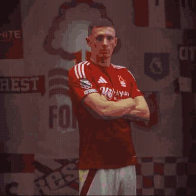 Man In Red Adidas Jersey Number 20 GIF