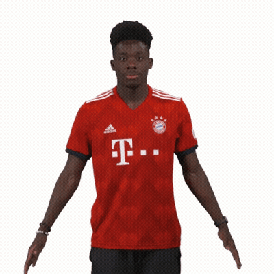 Man In Red Adidas Shirt With Letter T GIF