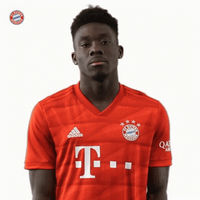 Man In Red Adidas Shirt With Letter T GIF