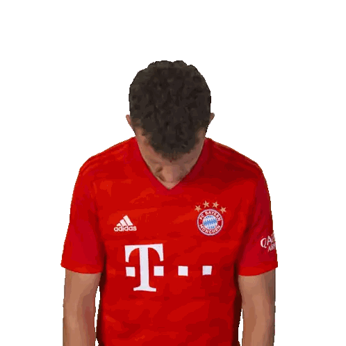 Man In Red Adidas T-Mobile Shirt Sticker