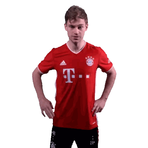 Man In Red Adidas T-Mobile Shirt Sticker