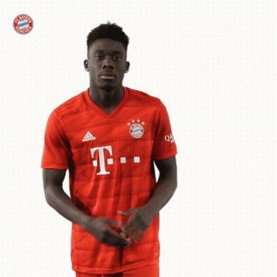Man In Red Adidas T-Shirt GIF