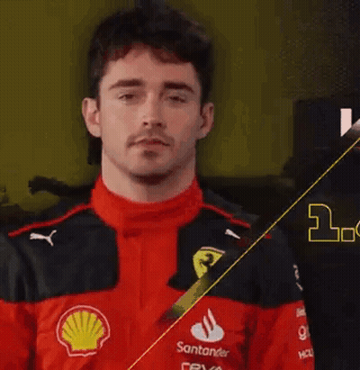 Man In Red And Black Ferrari Jacket GIF