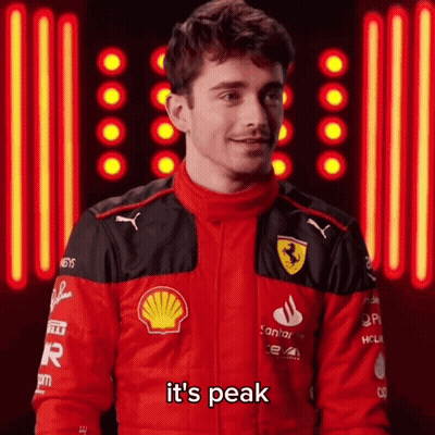 Man In Red And Black Jacket It's Peak GIF