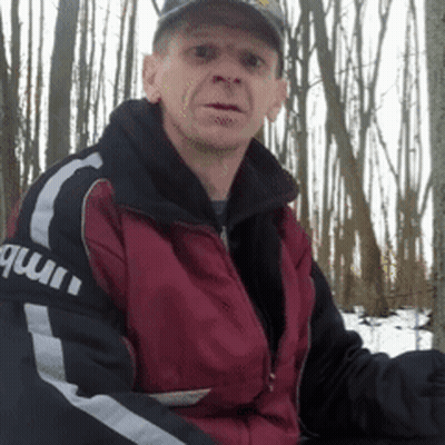 Man In Red And Black Jacket Saying Quirk GIF