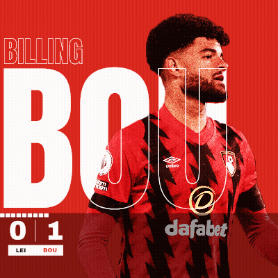 Man In Red And Black Jersey With Billing Bou GIF