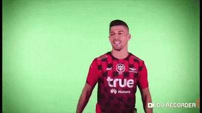 Man In Red And Black Soccer Jersey GIF