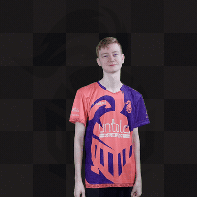 Man In Red And Purple Shirt Saying Untold GIF