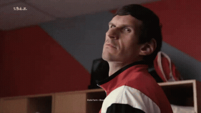 Man In Red And White Jacket Giving Thumbs Up GIF