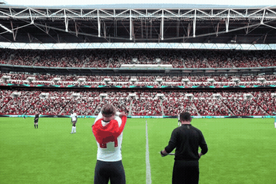 Man In Red And White Jersey Number 1 GIF
