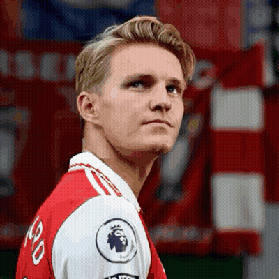 Man In Red And White Jersey Number 20 GIF