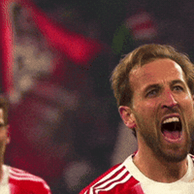 Man In Red And White Jersey Screaming GIF