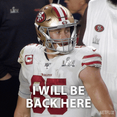 Man In Red And White Jersey With Bull GIF